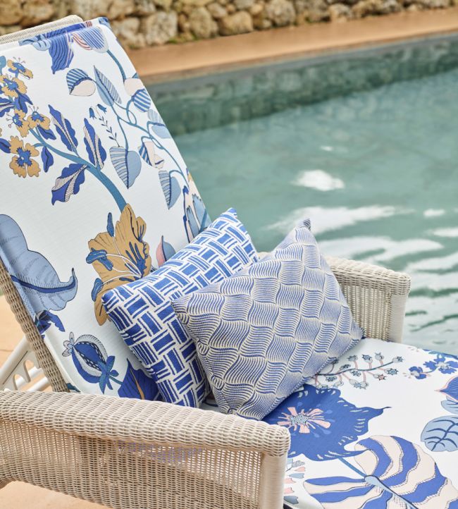 Fantasia Jungle in Easton Room Fabric 2 - Blue