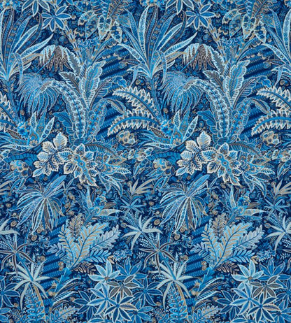 Persian Voyage in Majorelle Fabric - Blue 