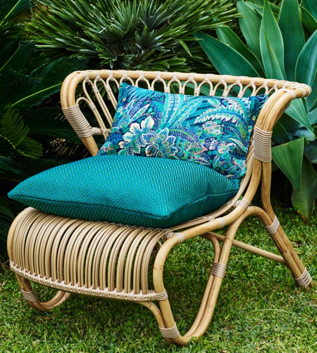 Persian Voyage in Majorelle Room Fabric - Blue