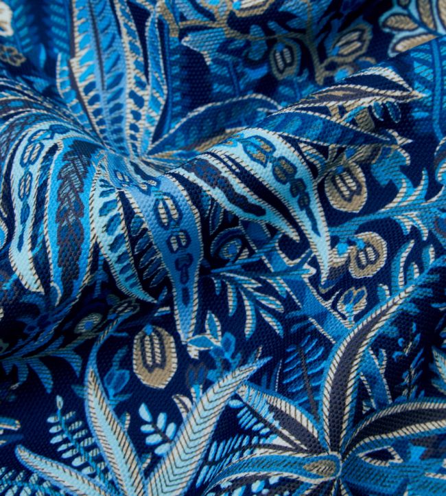 Persian Voyage in Majorelle Room Fabric 3 - Blue