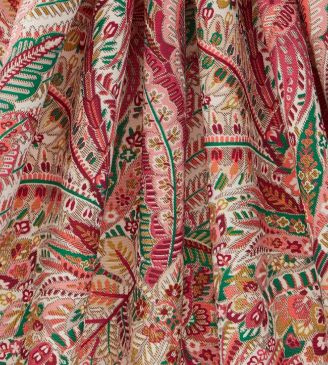 Persian Voyage in Majorelle Room Fabric 3 - Pink
