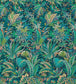 Persian Voyage in Majorelle Fabric - Green 