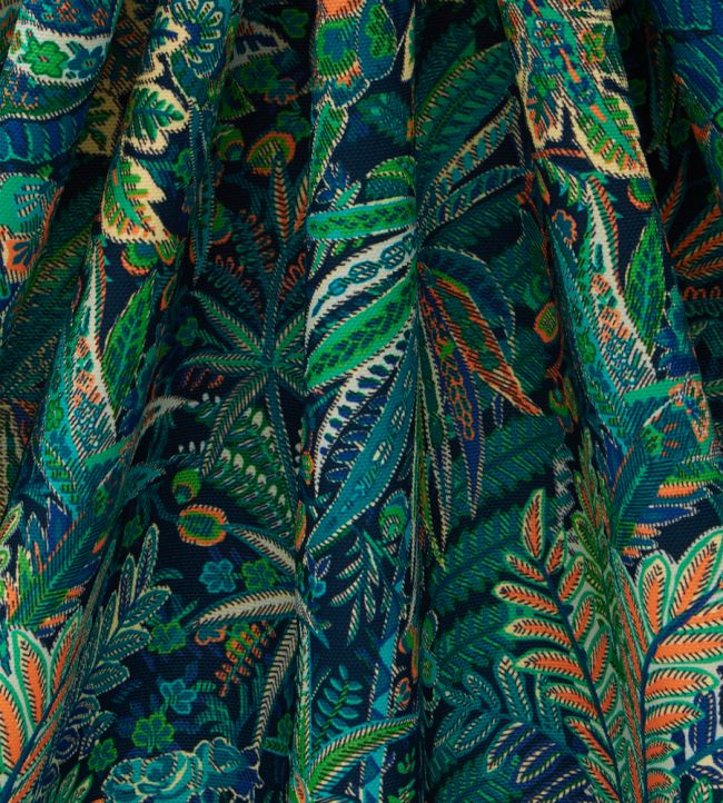 Persian Voyage in Majorelle Room Fabric 2 - Green