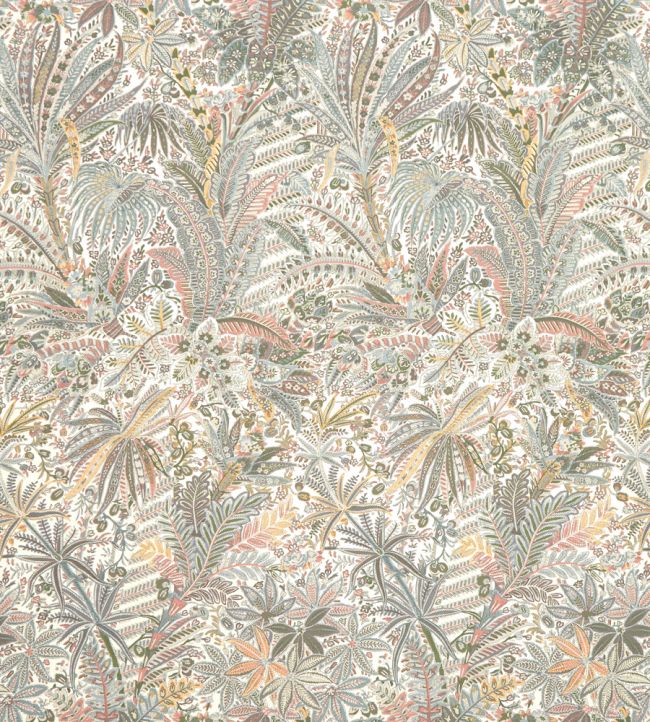 Persian Voyage in Majorelle Fabric - Gray