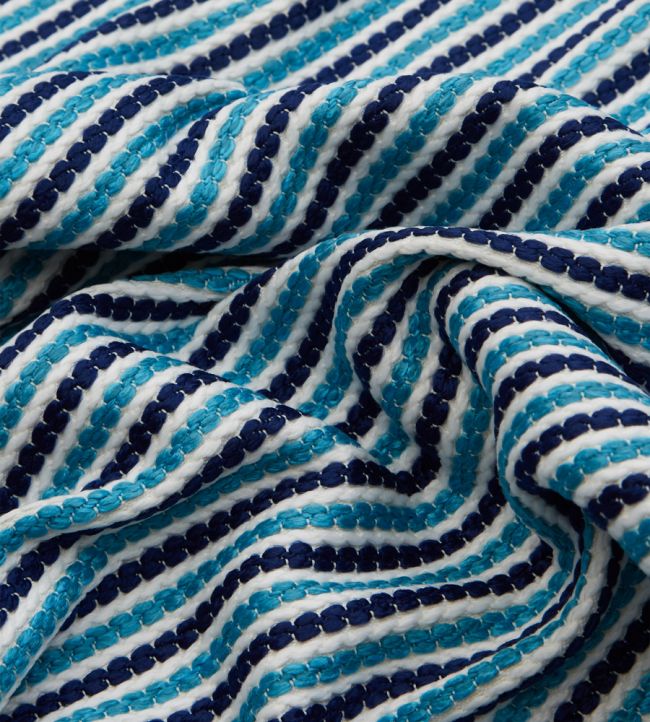 Candy Stripe in Harlow Room Fabric 3 - Blue