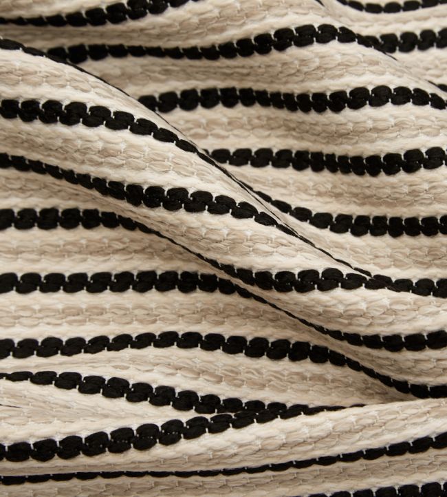 Candy Stripe in Harlow Room Fabric 2 - Black