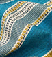 Cabana Stripe in Dixster Room Fabric 3 - Blue