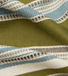 Cabana Stripe in Dixster Room Fabric 3 - Green
