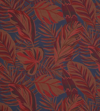 Chili Palm in Lovell Jacquard Fabric - Pink 
