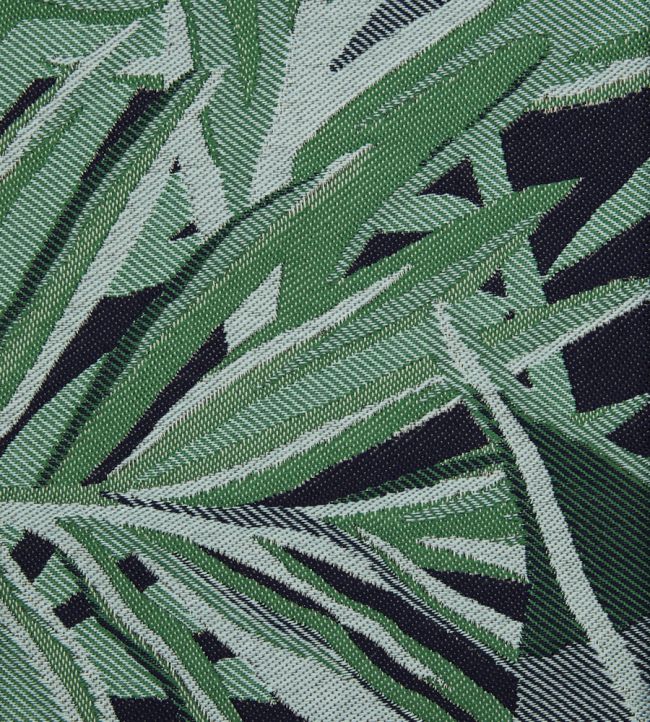 Chili Palm in Lovell Jacquard Room Fabric 2 - Green