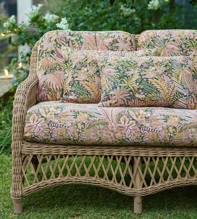 Persian Voyage Jacquard in Gatton Room Fabric 2 - Pink