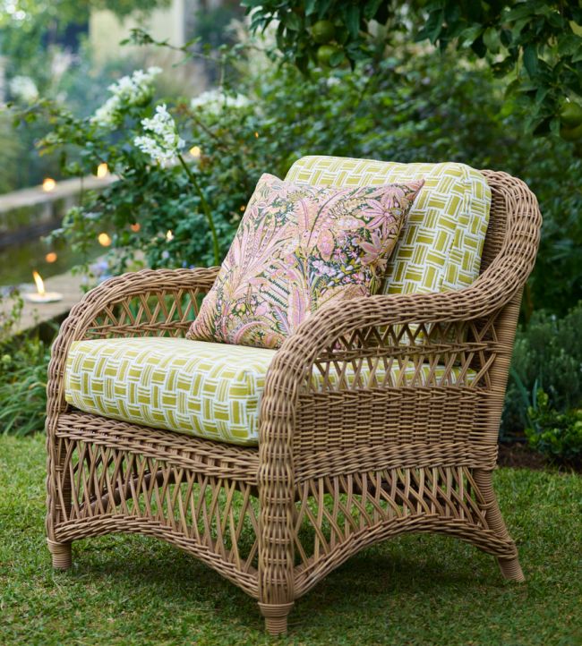 Persian Voyage Jacquard in Gatton Room Fabric - Sand