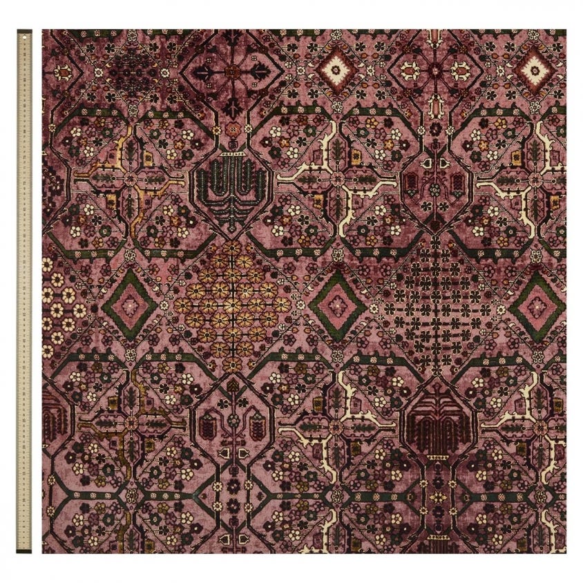 MEY MEH Room Velvet Fabric 2 - Pink