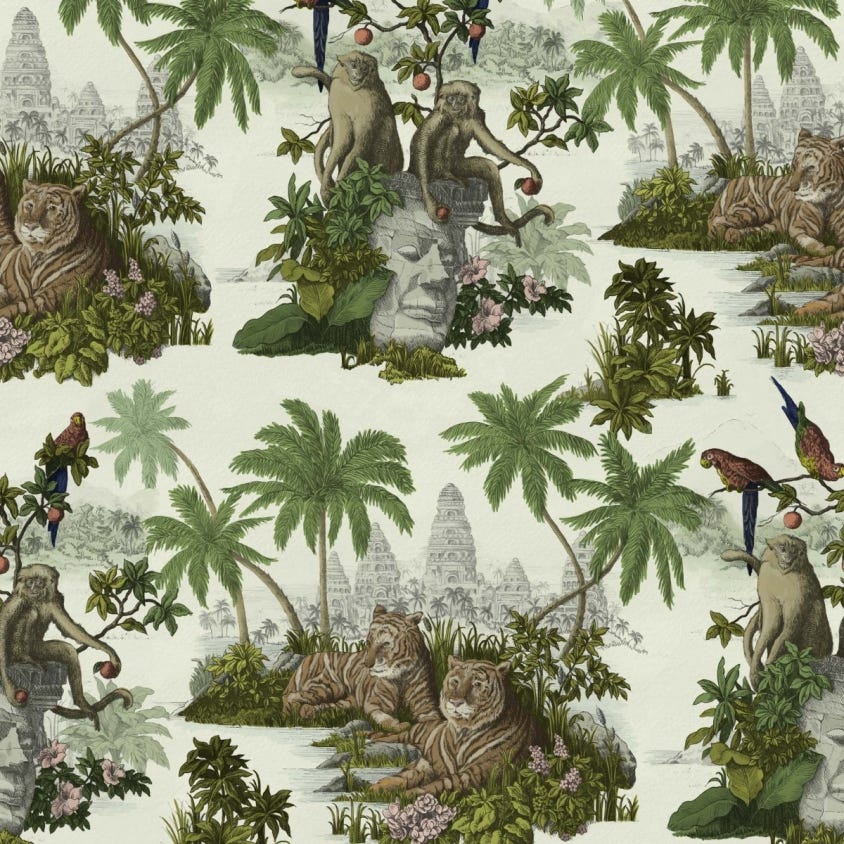 SUMATRA Wallpaper - Green 