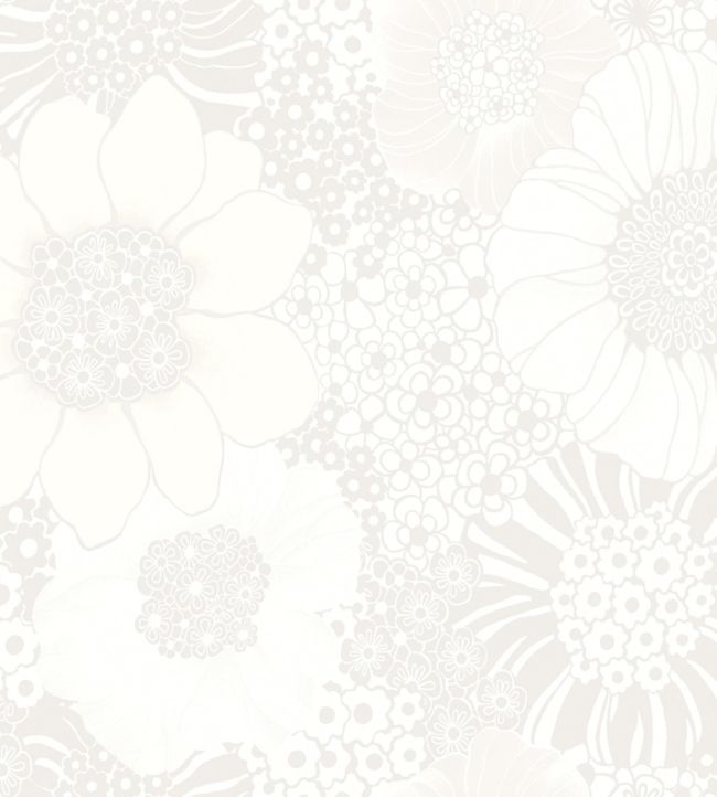 Anemones Wallpaper - White