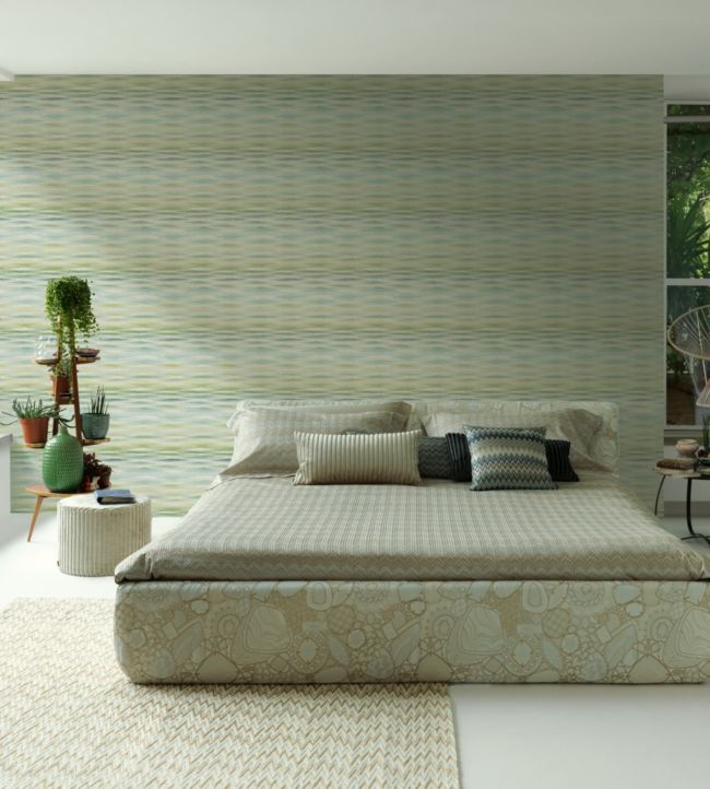 Fireworks Room Wallpaper 2 - Green