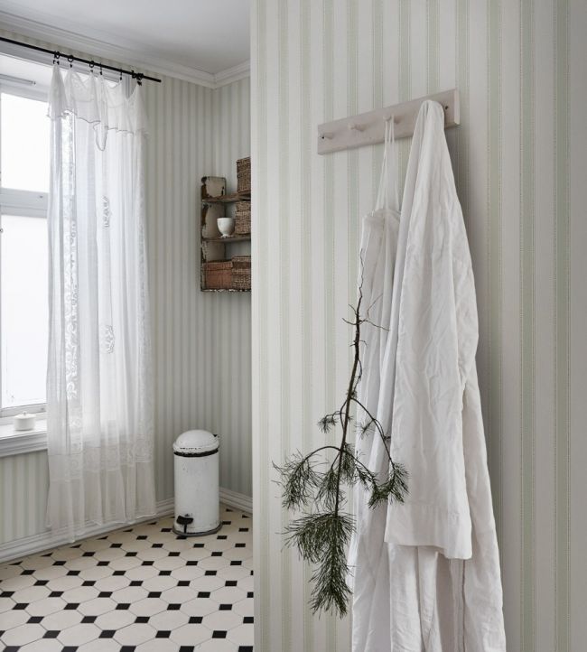 Gustav Room Wallpaper - Gray