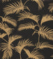 Palm Jungle Wallpaper - Black