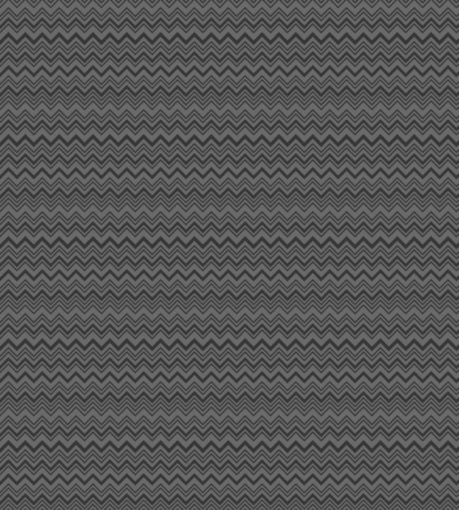 Zig Zag Wallpaper - Gray 