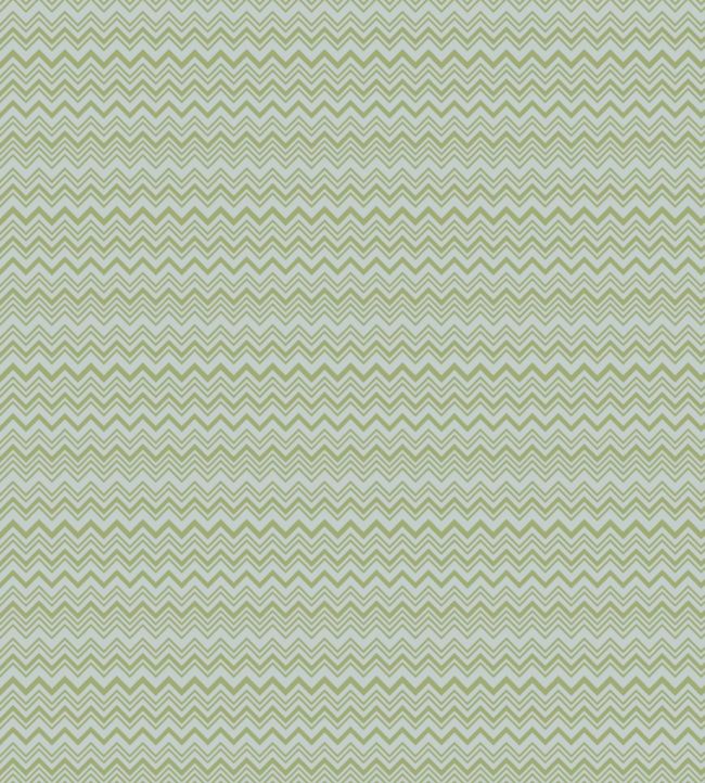 Zig Zag Wallpaper - Green 