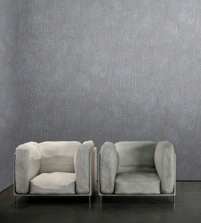 Deep Texture Room Wallpaper - Blue