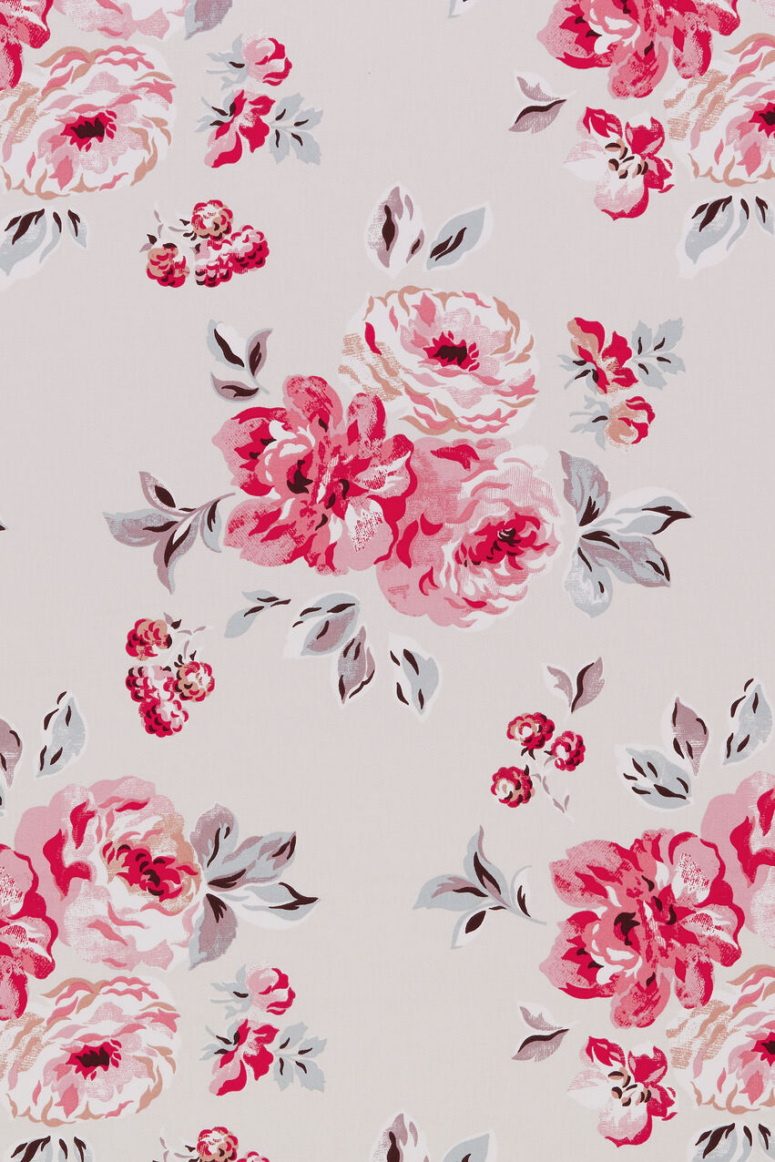 Brampton Bunch Cotton Duck Fabric - Red