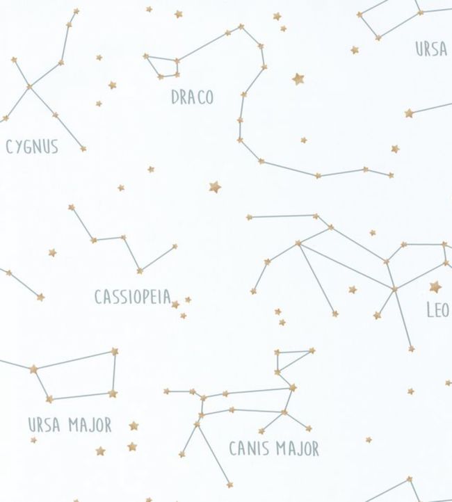 Constellations Wallpaper - White