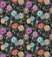 Poppies Wallpaper - Black