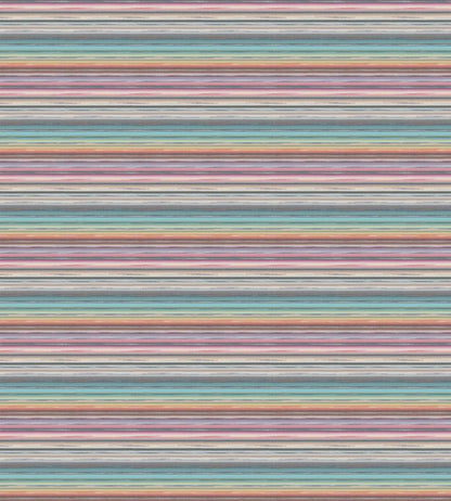 Riga Multicolor Orizzontale Wallpaper - Multicolor 