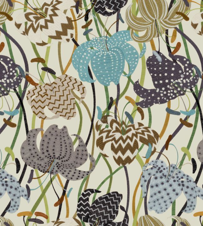 Lilium Wallpaper - Green