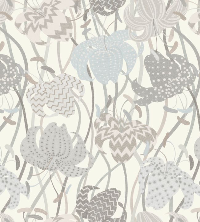 Lilium Wallpaper - Gray