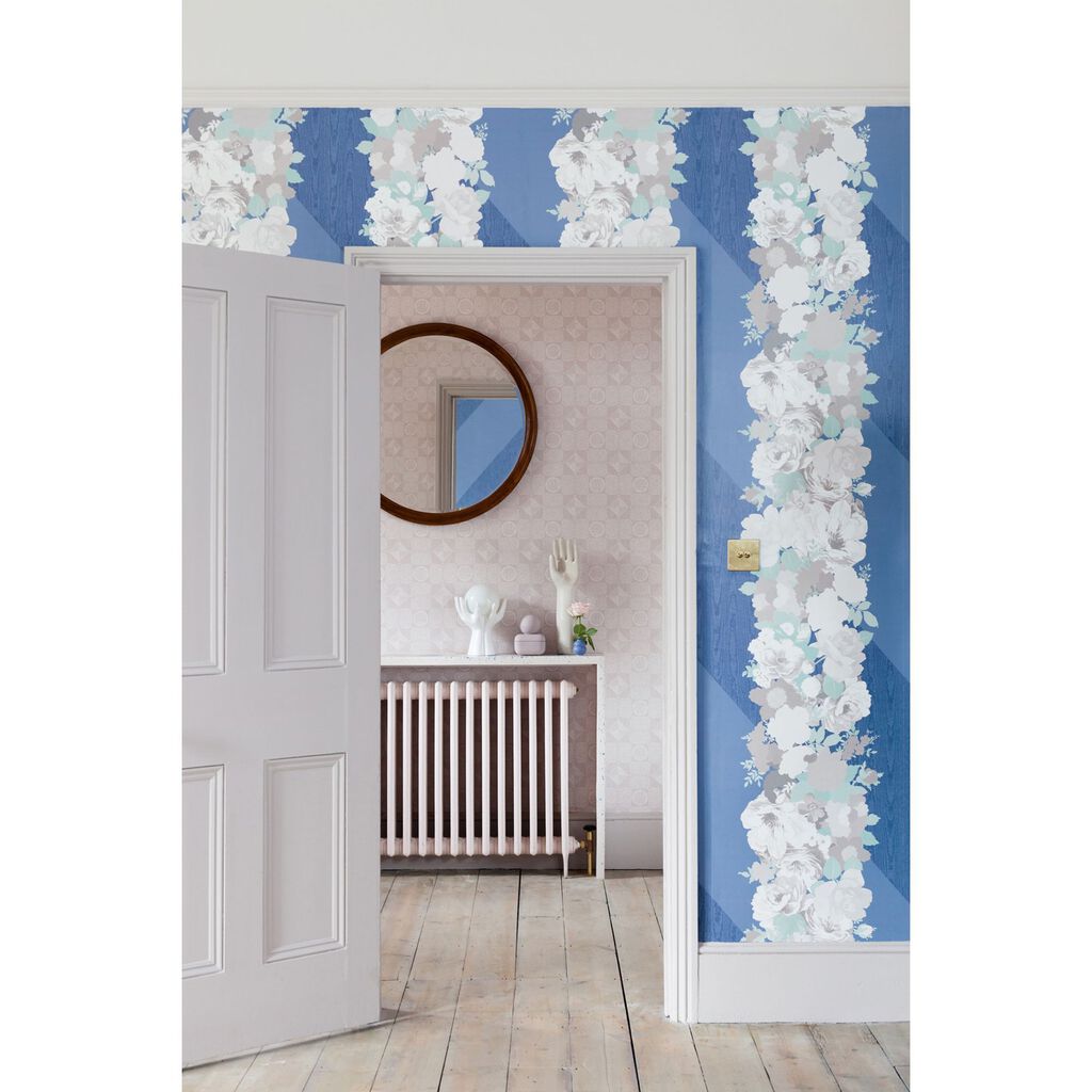 Joy Blue Room Wallpaper