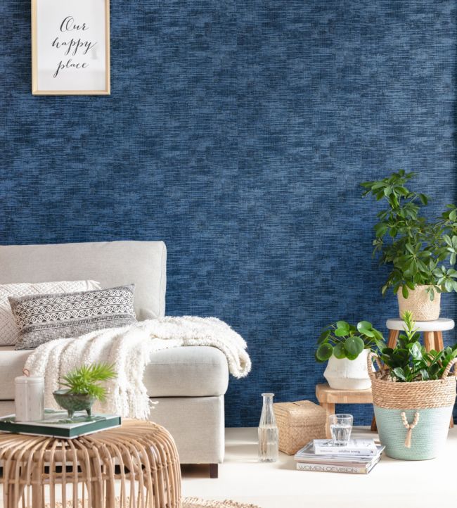 Uni Mat Room Wallpaper - Blue