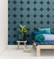 All Around Room Wallpaper - Blue