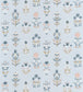 Charmes Wallpaper - Blue 