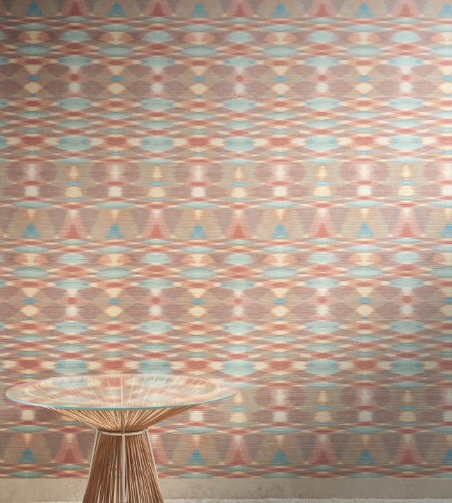 Sunrise Flame Room Wallpaper - Sand