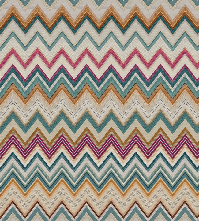 Happy Zigzag Wallpaper - Multicolor