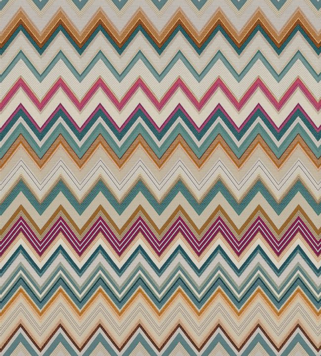 Happy Zigzag Wallpaper - Multicolor