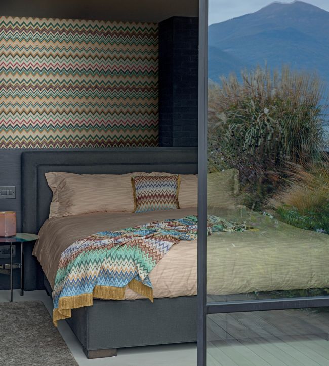 Happy Zigzag Room Wallpaper 3 - Multicolor