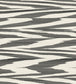 Flamed Zigzag Wallpaper - Gray