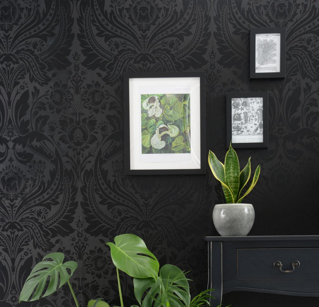Desire Room Wallpaper - Black