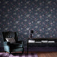 103506 - Muse Wallpaper - French Navy - Graham & Brown