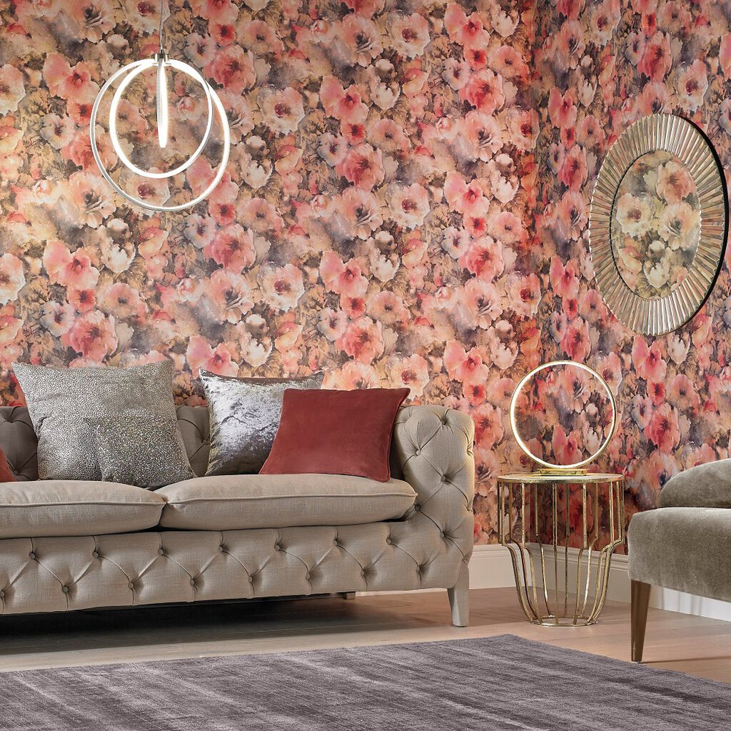 Boheme Blossom Room Wallpaper 3 - Pink