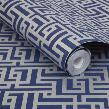 103517 - Zen Wallpaper - Cobalt - Graham & Brown