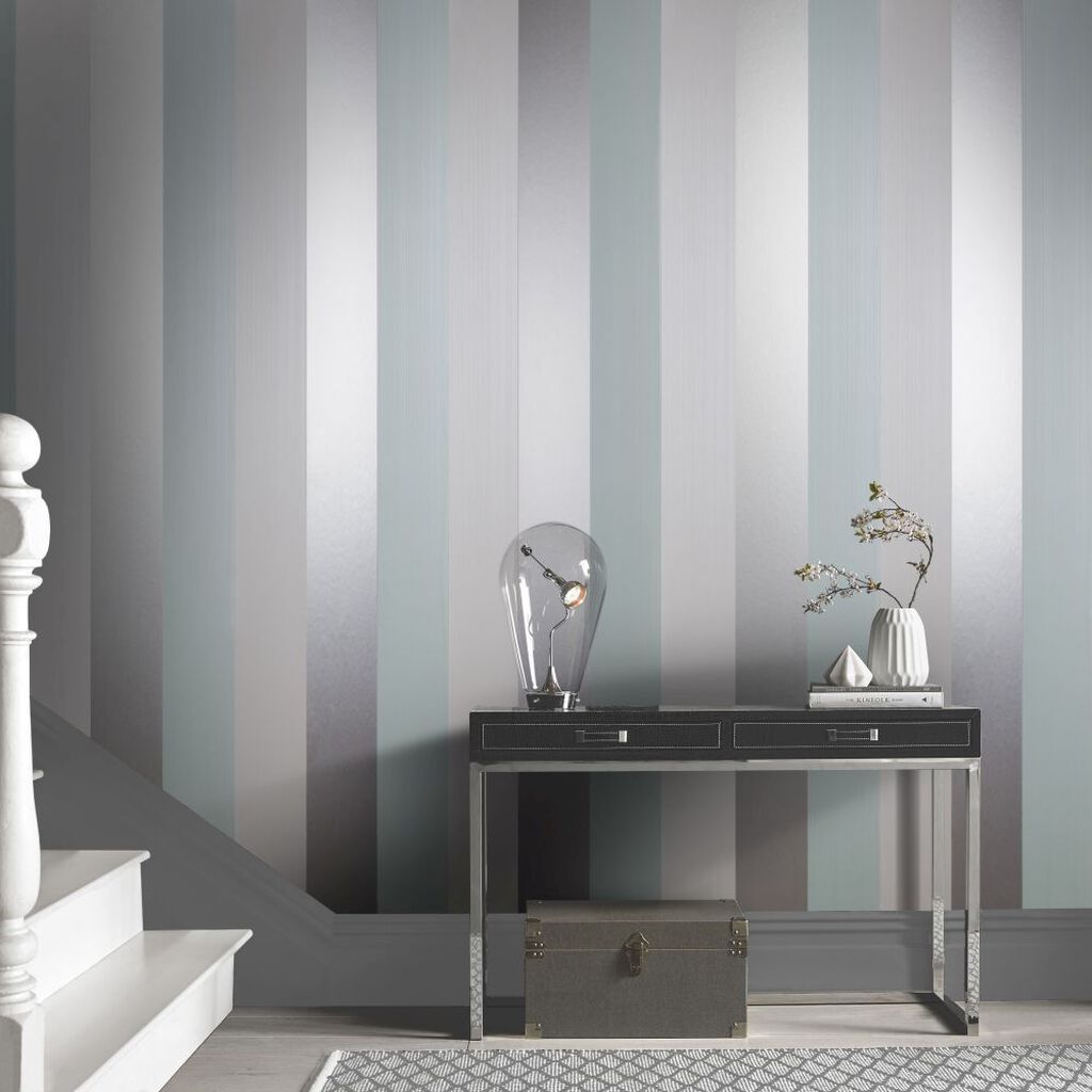 Figaro Room Wallpaper - Silver