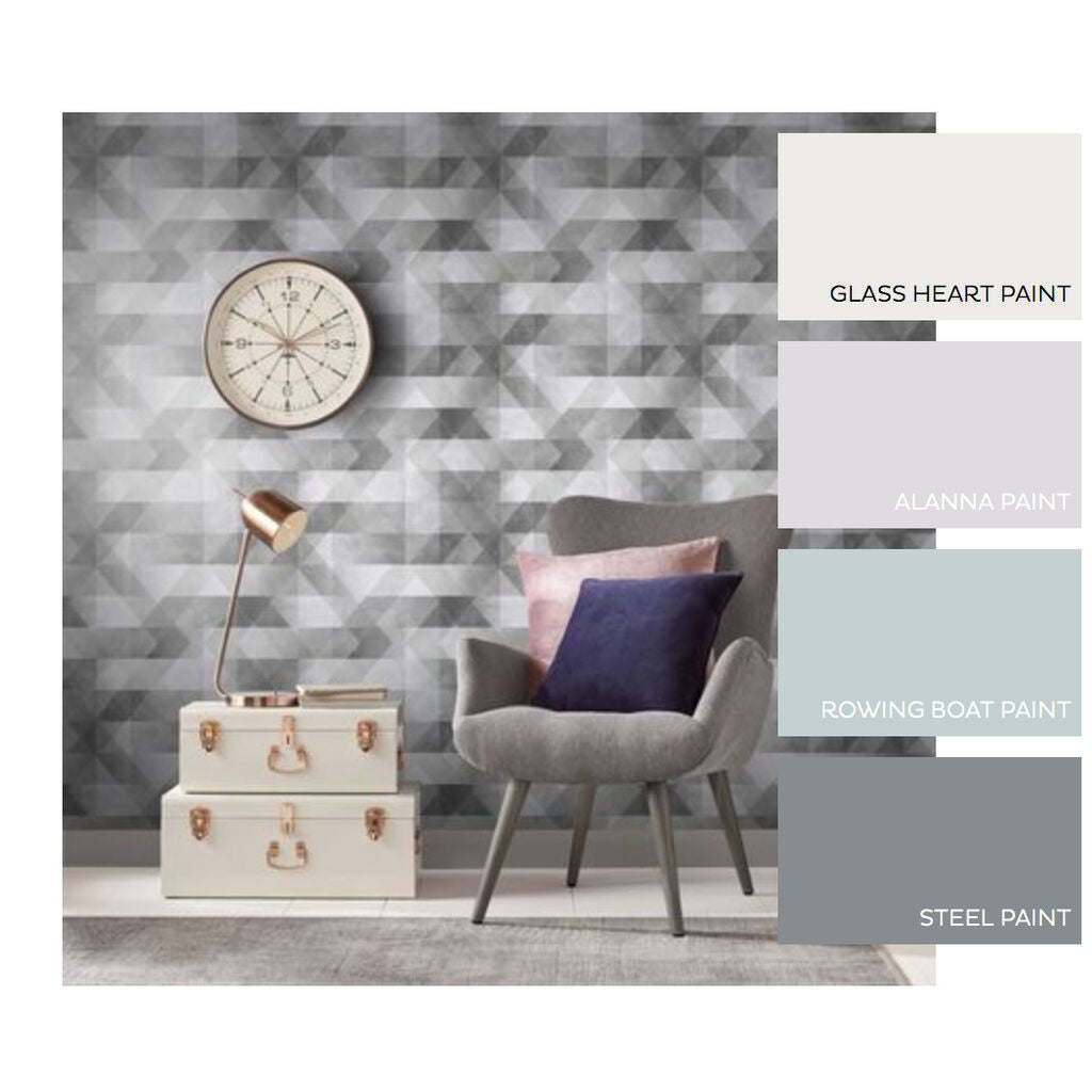 Dimension Room Wallpaper 3 - Gray