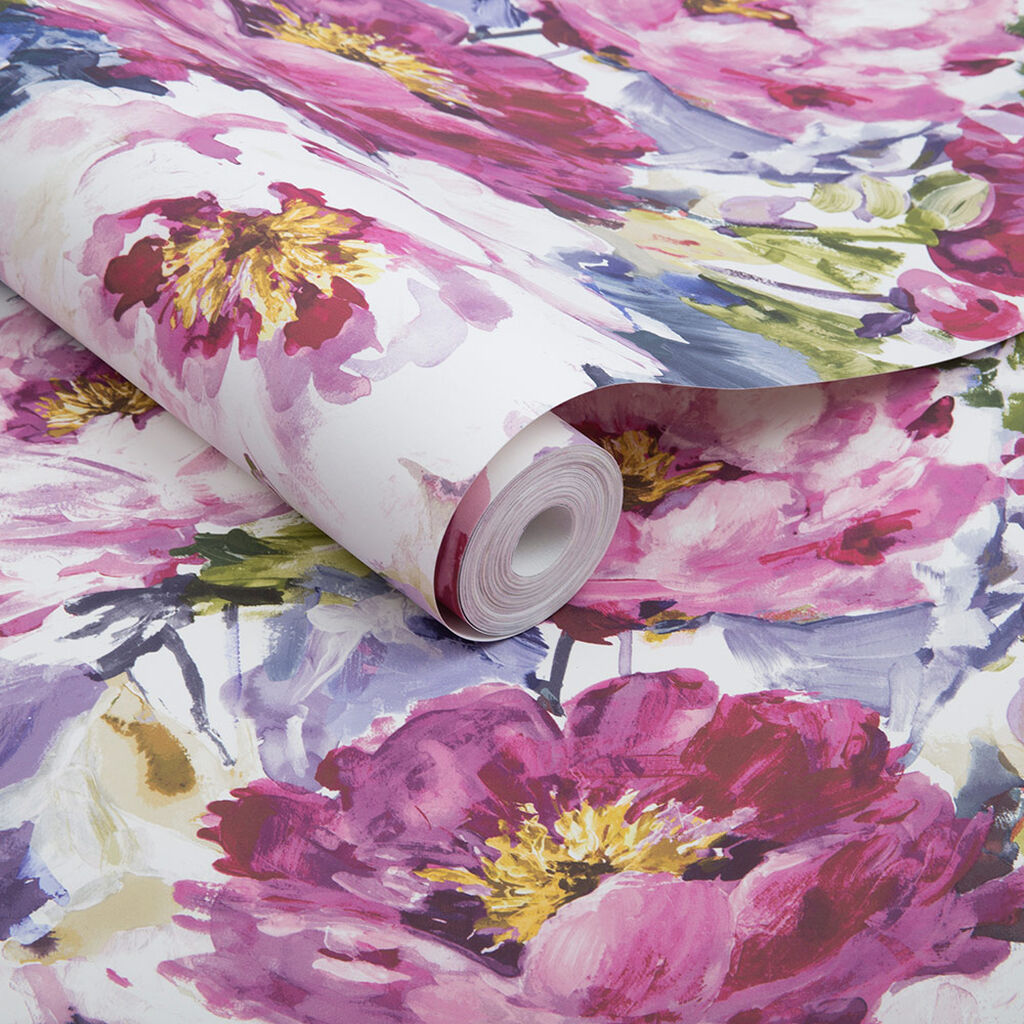 103803 - Chelsea Wallpaper - Fuchsia - Graham & Brown