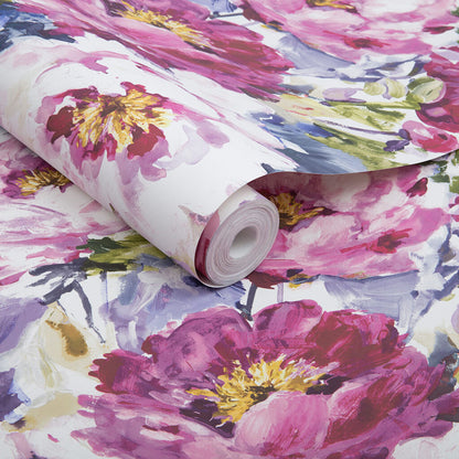 103803 - Chelsea Wallpaper - Fuchsia - Graham & Brown