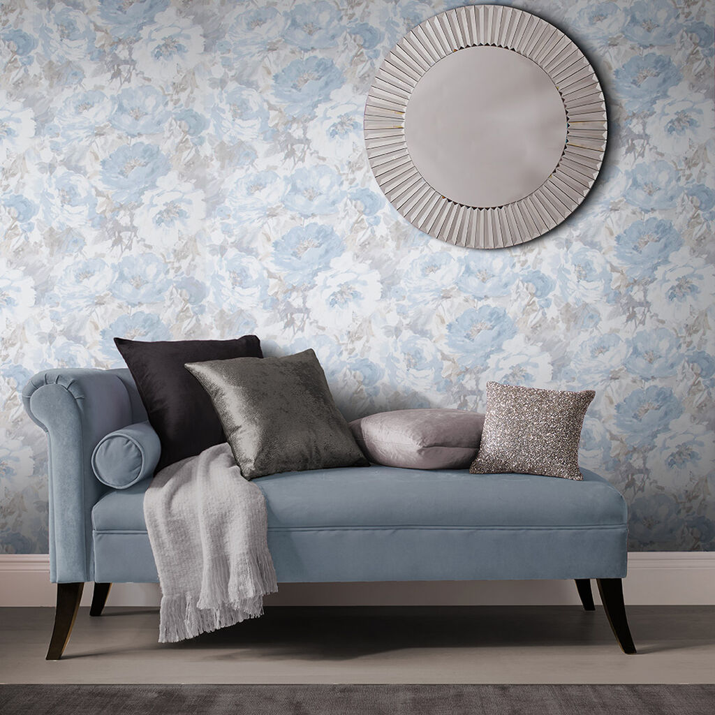 103805 - Chelsea Wallpaper - Sky - Graham & Brown