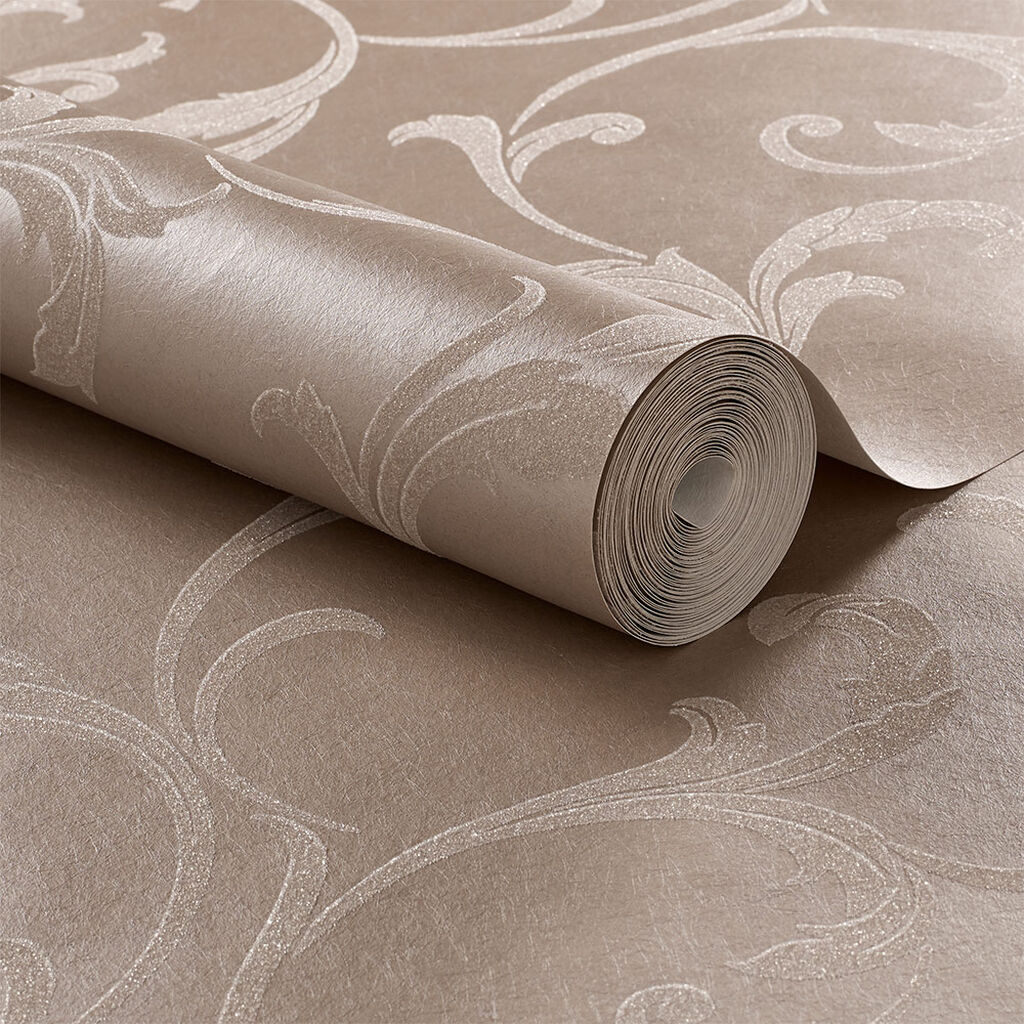 103818 - Baroque Bead Wallpaper - Champagne - Graham & Brown